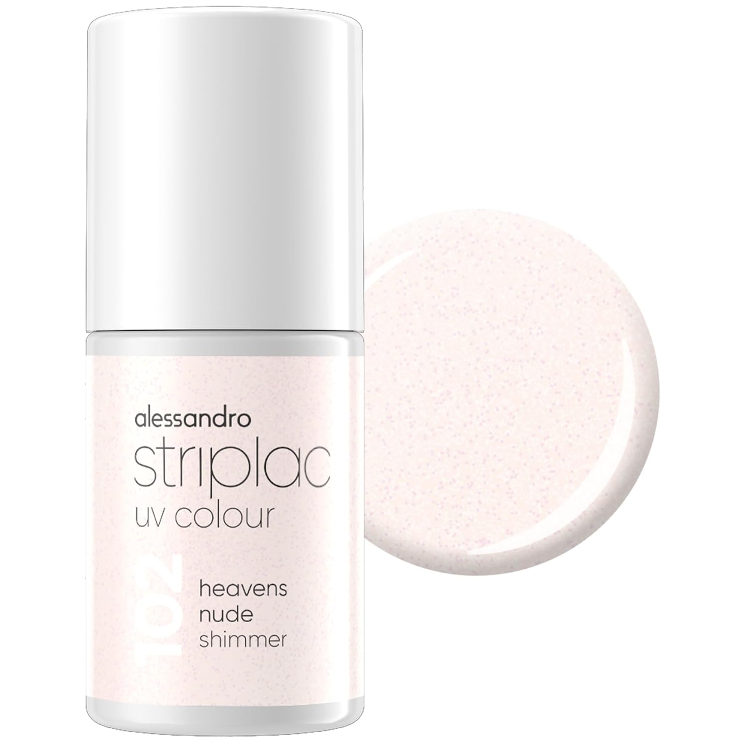 Detalle de alessandro Striplac Heavens Nude Shimmer 6,5ml đź’…