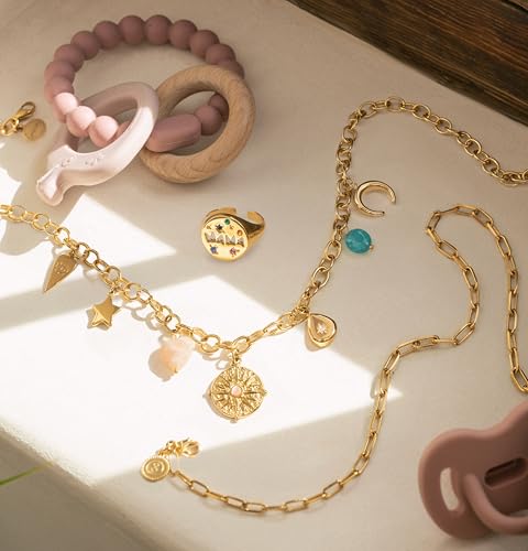 Thumbnail 4 de SINGULARU – Anillo Mamá: latón bañado en oro 18 Kt con circonitas de colores