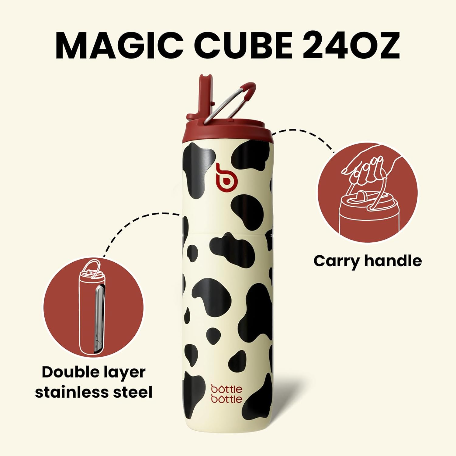 Thumbnail 4 de Bottle Bottle Stainless Steel 700ml insulated water bottle 🚰