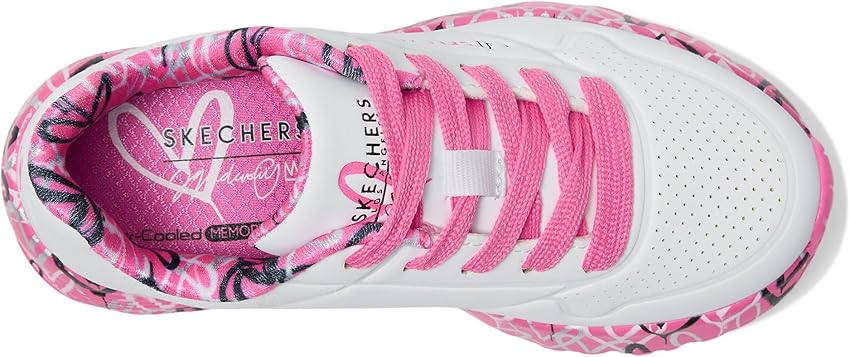 Thumbnail 5 de Skechers Uno Lite Lovely Luv 👟 Zapatillas Deportivas Blanco 32EU