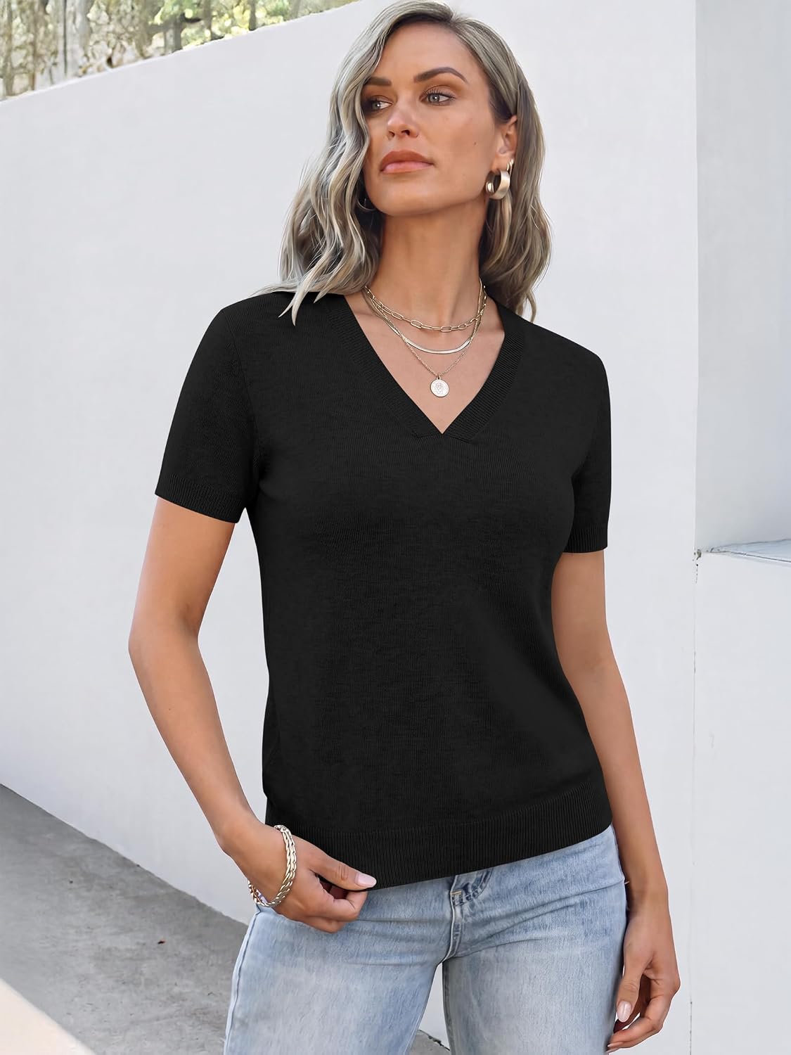 Thumbnail 1 de ANRABESS Women's Sweater Top, Wool Blend