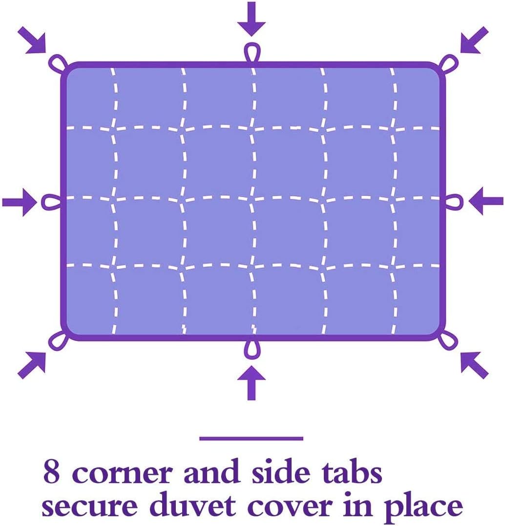 Thumbnail 6 de CAIMOUR CAI001 Queen Comforter, White Polyfill with 8 Corner Tabs