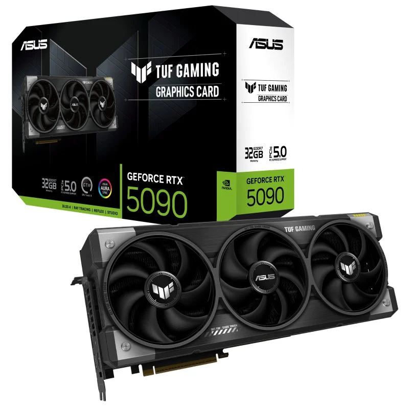 Detalle de ASUS TUF Gaming GeForce RTX 5090 32GB GDDR7 Reflex 2 RTX AI DLSS4