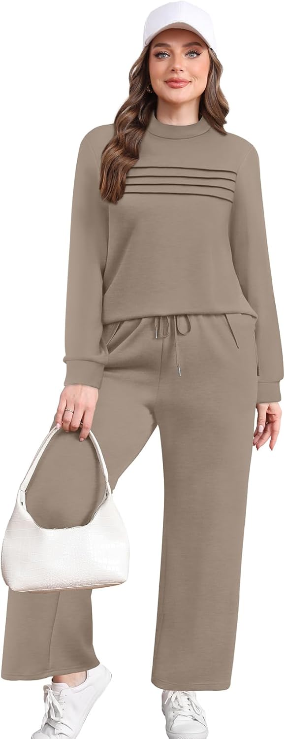 Detalle de WIHOLL Two Piece Set Wide Leg Pants S-3XL
