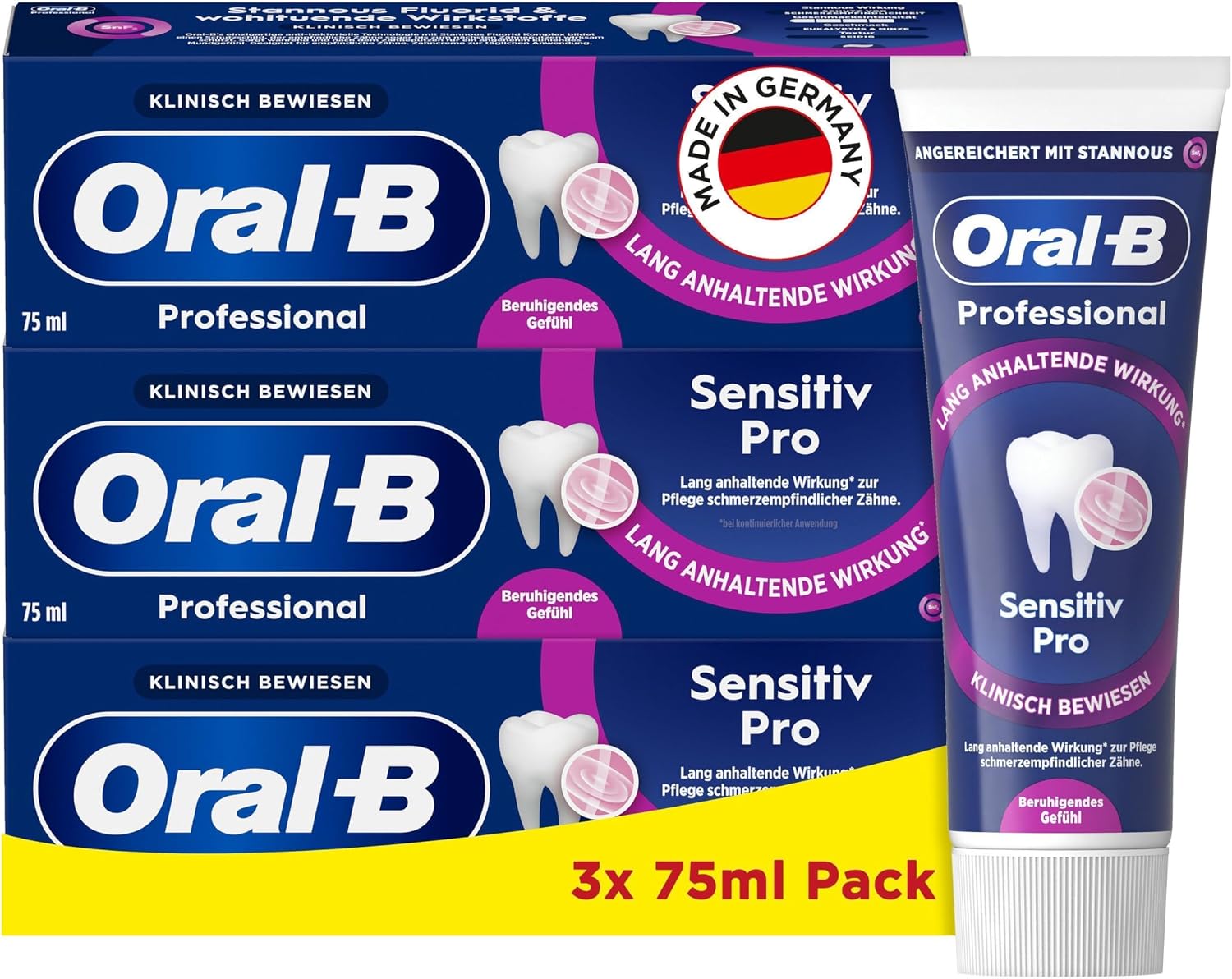 Oral-B Professional Sensitiv Pro 3x75ml