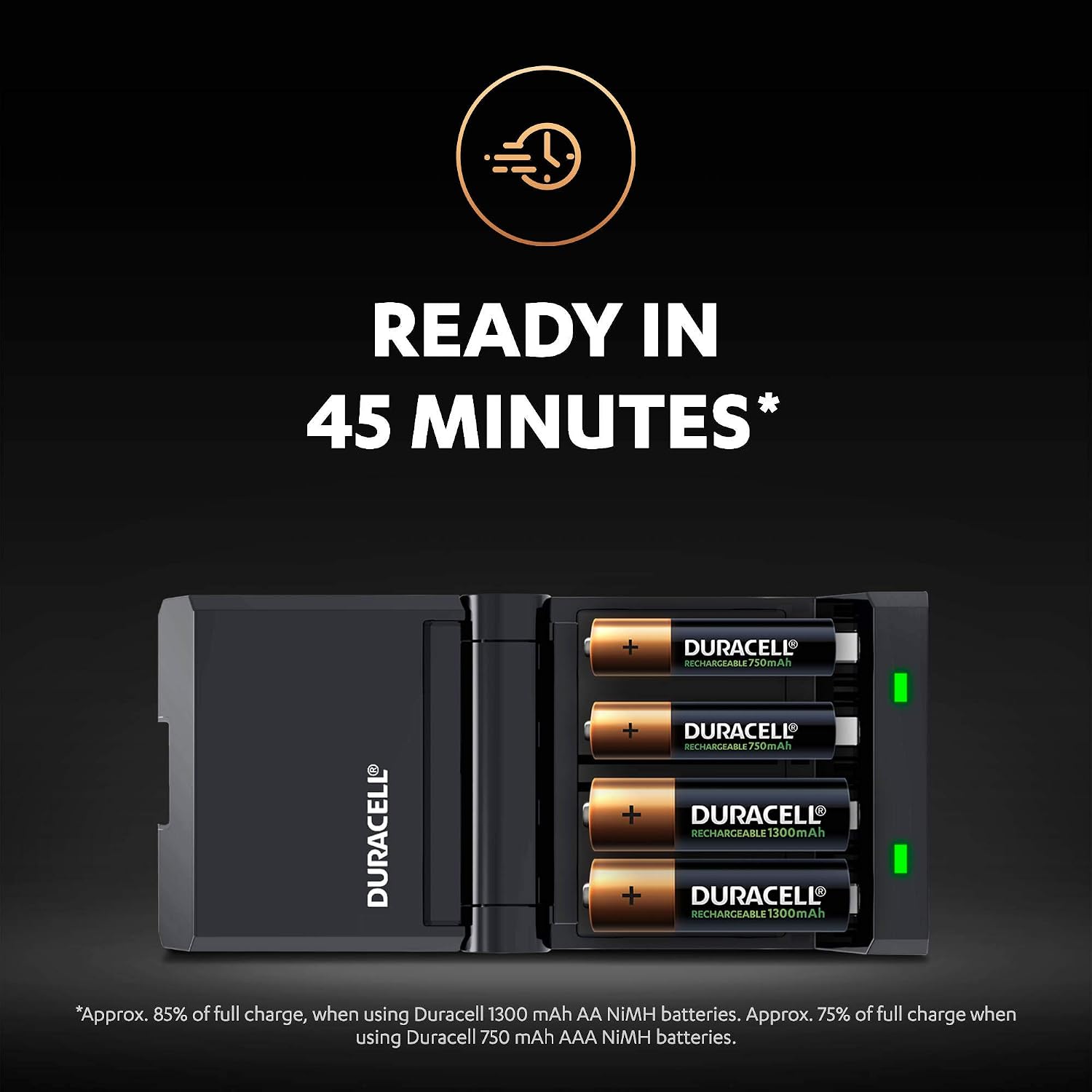 Detalle 2 de Duracell Hi-Speed Charger 45 minutes