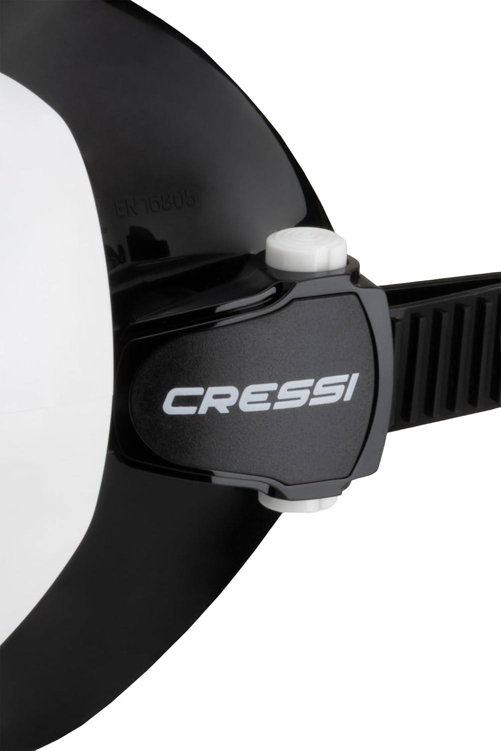 Thumbnail 3 de Cressi Depuis 1946 Honey – Masque Compact pour Femmes, Verres Ultra Transparente et Silicone Souple – Noir/Blanc 420 UV Jaune/Bleu, Taille Unique