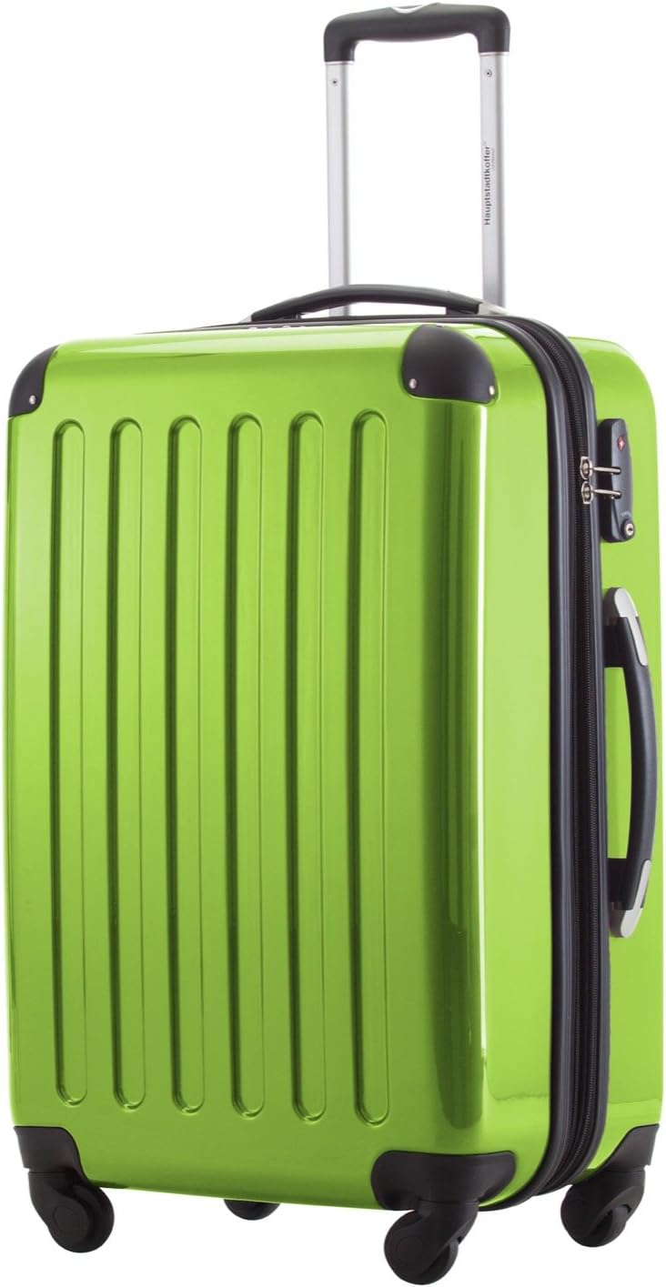 Detalle de HAUPTSTADTKOFFER Valigia Rigida Alex 65 cm – 74 L, TSA, verde mela