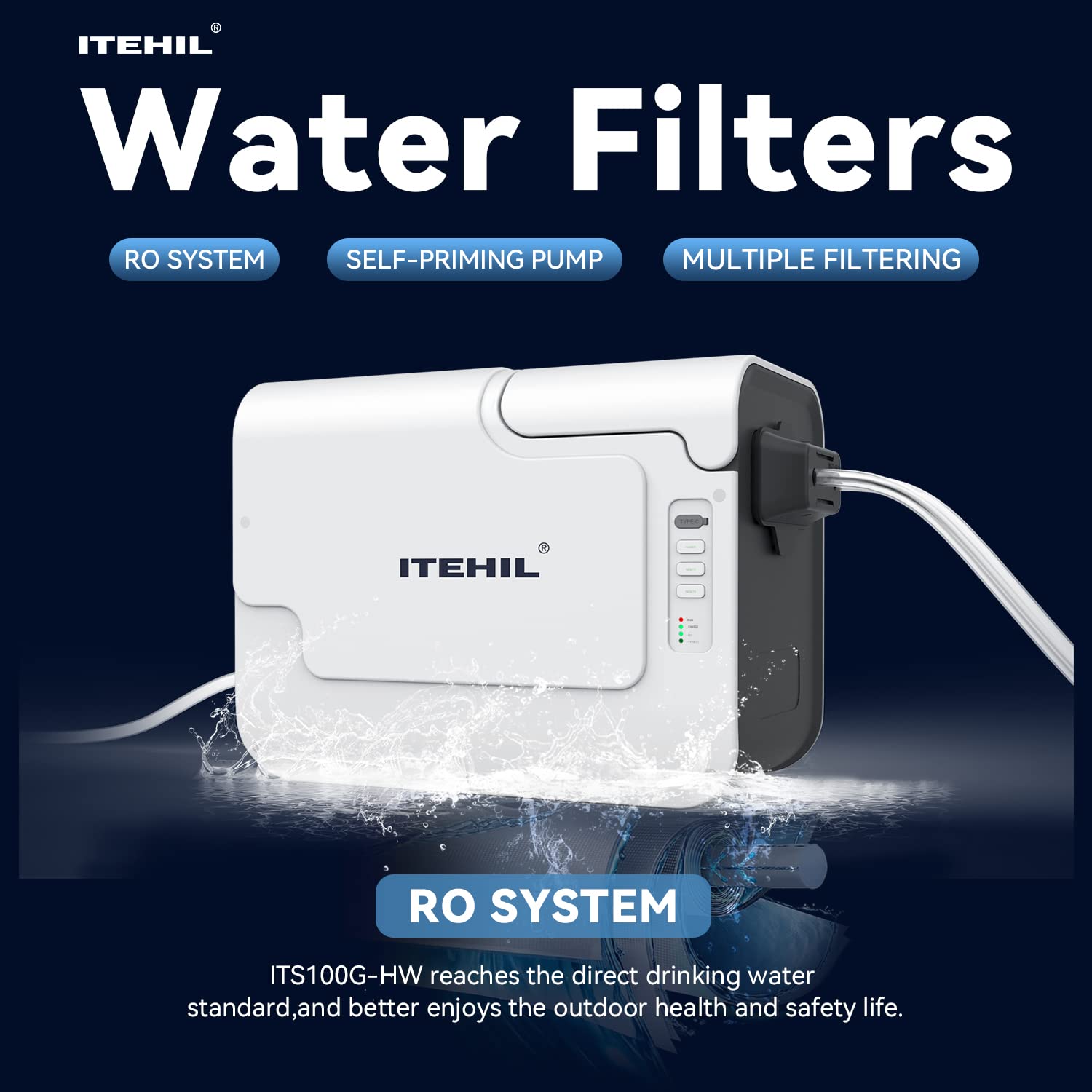 Thumbnail 1 de Tragbarer Wasserfilter mit Hybrid und RO