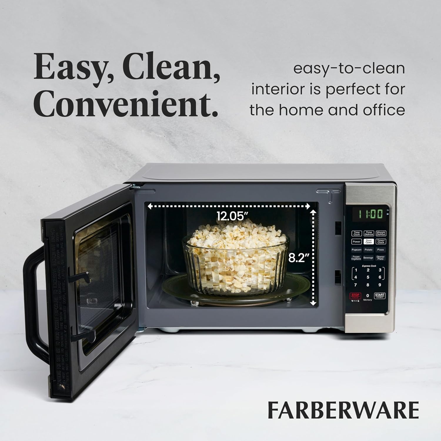 Detalle 1 de Farberware FMO07AHTBKJ 0.7 Cu Ft Microwave 🍽