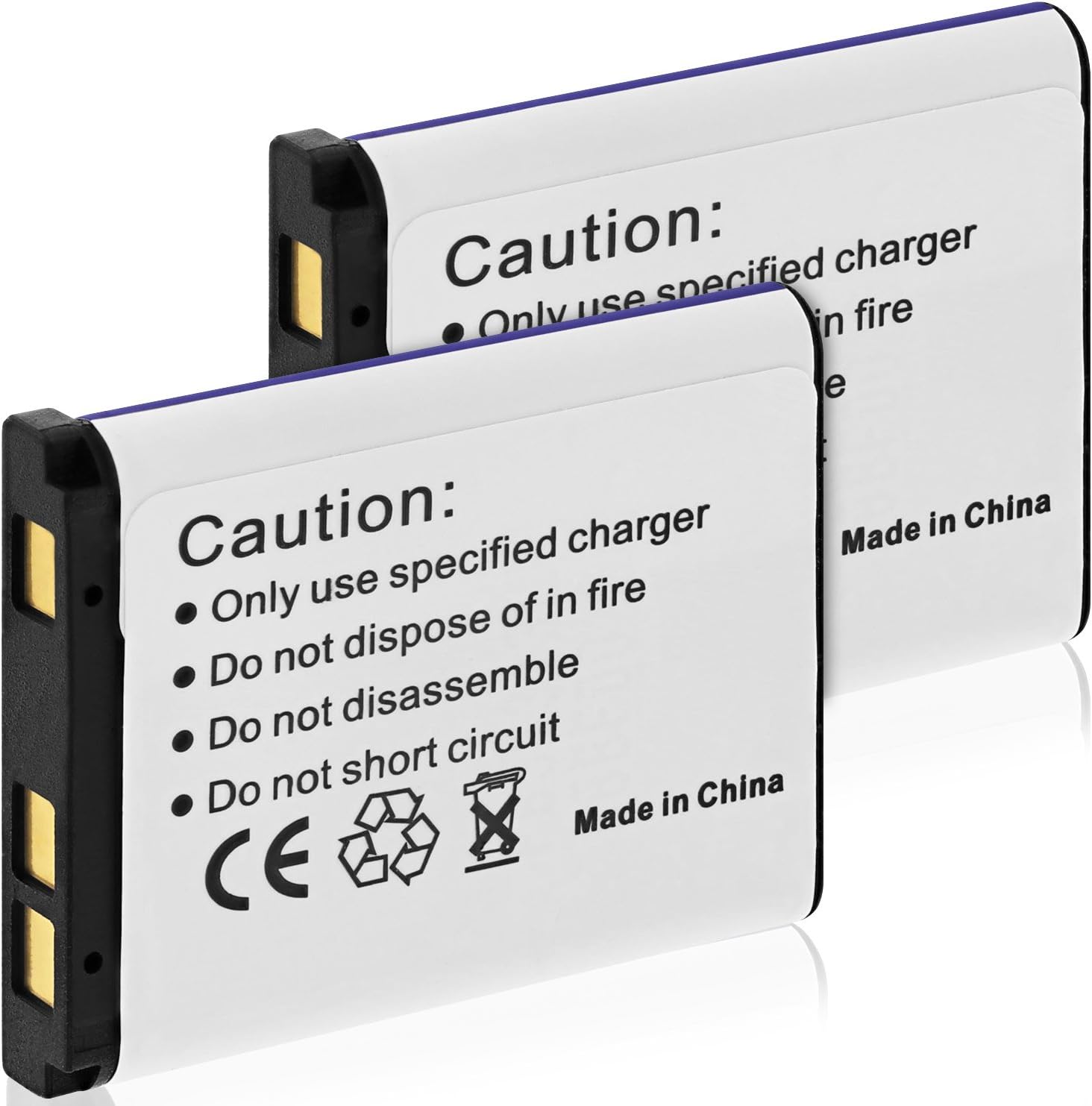 Thumbnail 1 de Fosmon Replacement Rechargeable LI-40B / LI-42B Battery (3.7V, 1200mAh) – 2 Pack