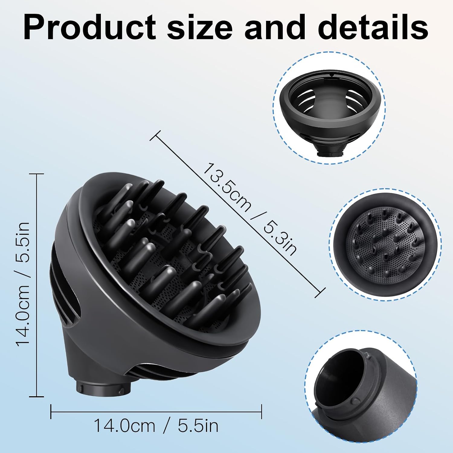 Thumbnail 6 de Fixbetter Wave & Curl Diffuser-Aufsatz für Dyson Airwrap HS01/HS05/HS08 – zwei Styling-Modi