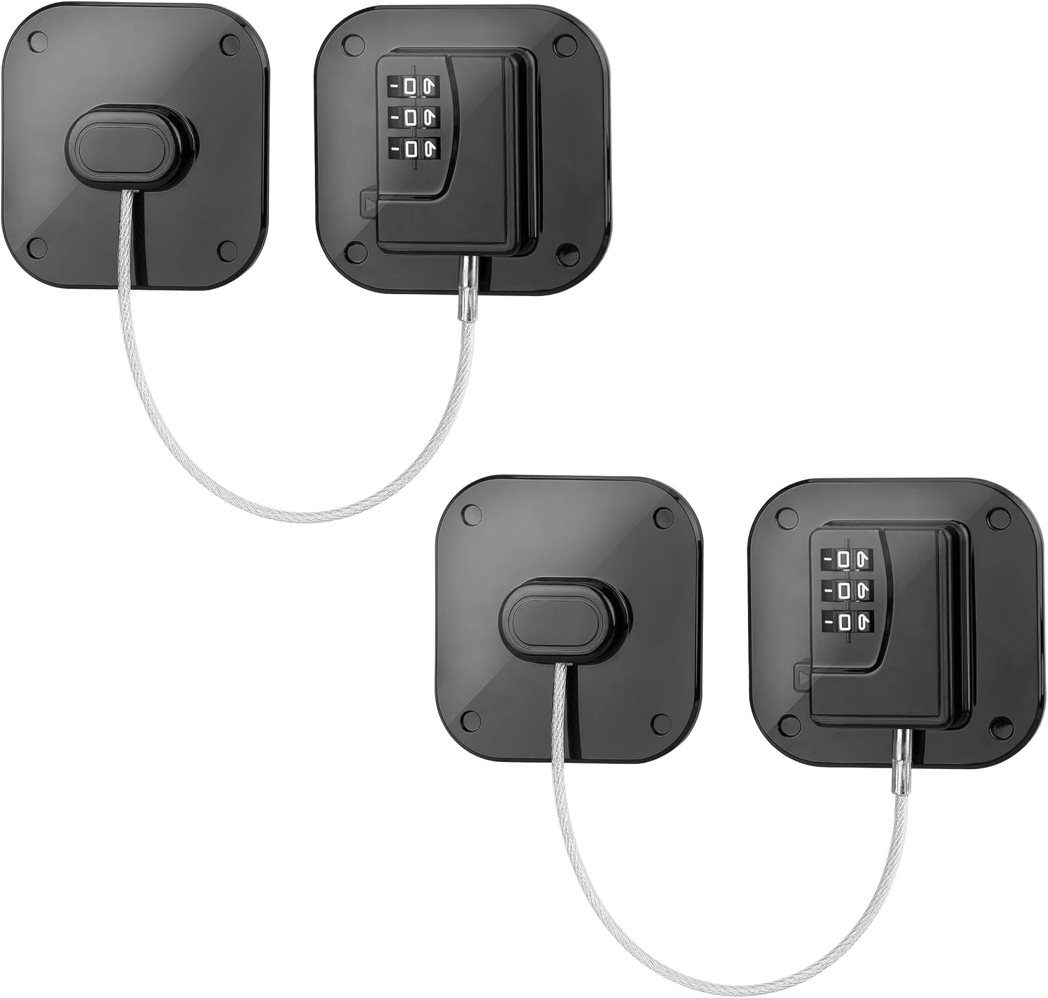 Thumbnail 6 de Evilsoul Password Fridge Lock: 2-Pack, 3D Password Lock with 3M Adhesive for Child Safety