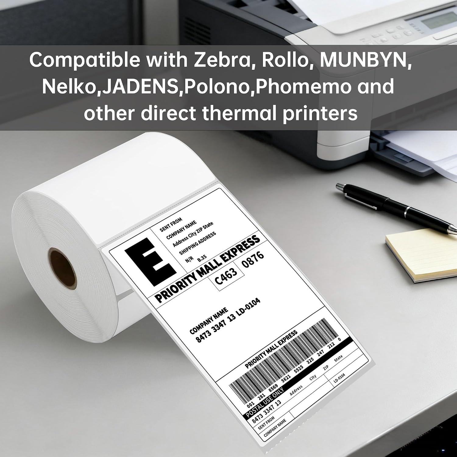 Detalle de HUOJI Thermal Shipping Labels 4x6