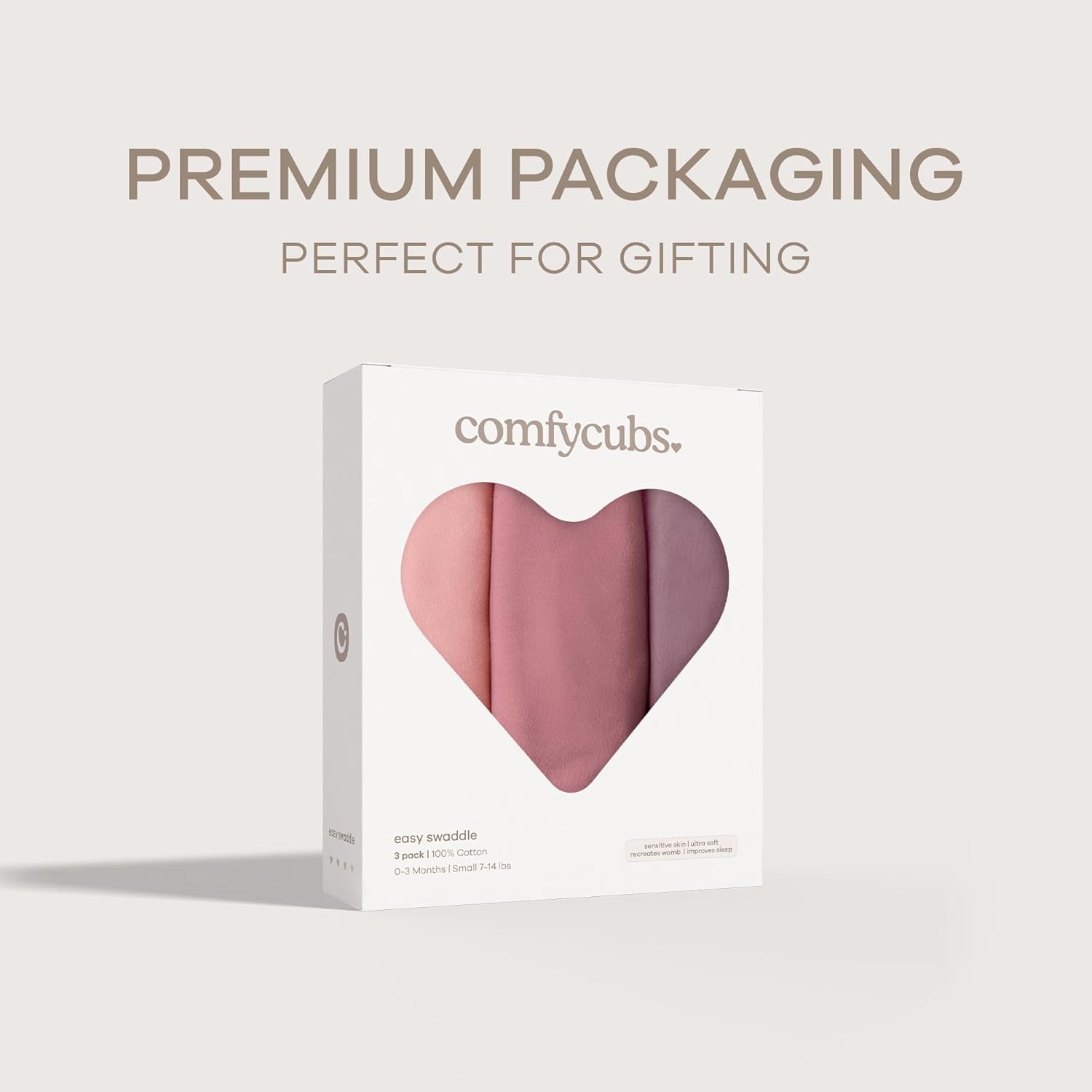 Thumbnail 6 de Comfy Cubs Easy Swaddle Blanket 3 Pack