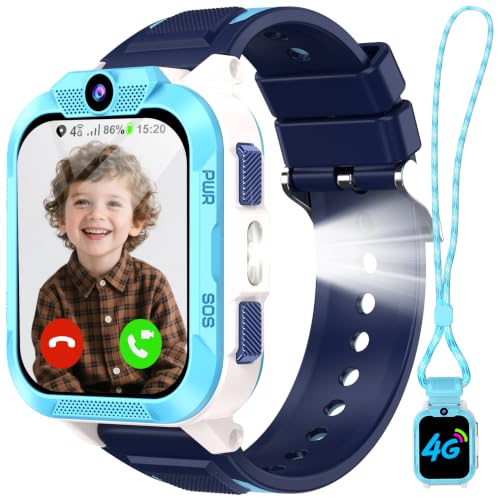 Detalle de Baolubao Reloj Inteligente Niño 4G: videollamadas, GPS y seguridad en la muñeca