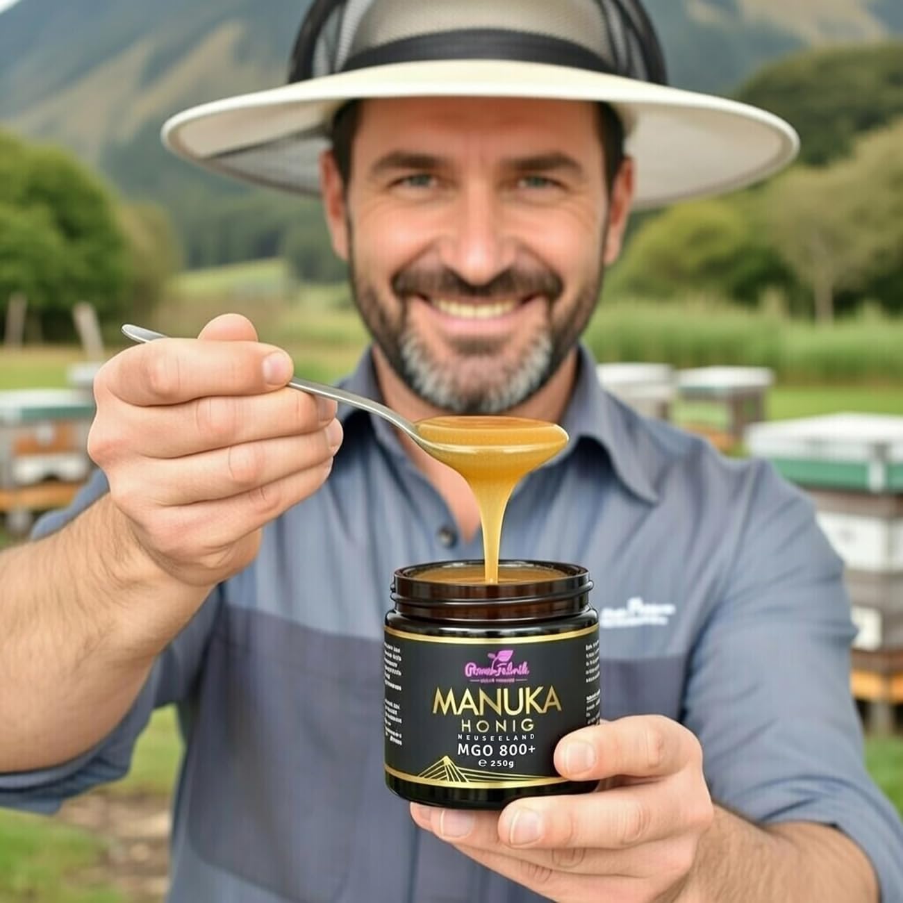 Detalle de PowerFabrik Manuka Honig 250g 🐝