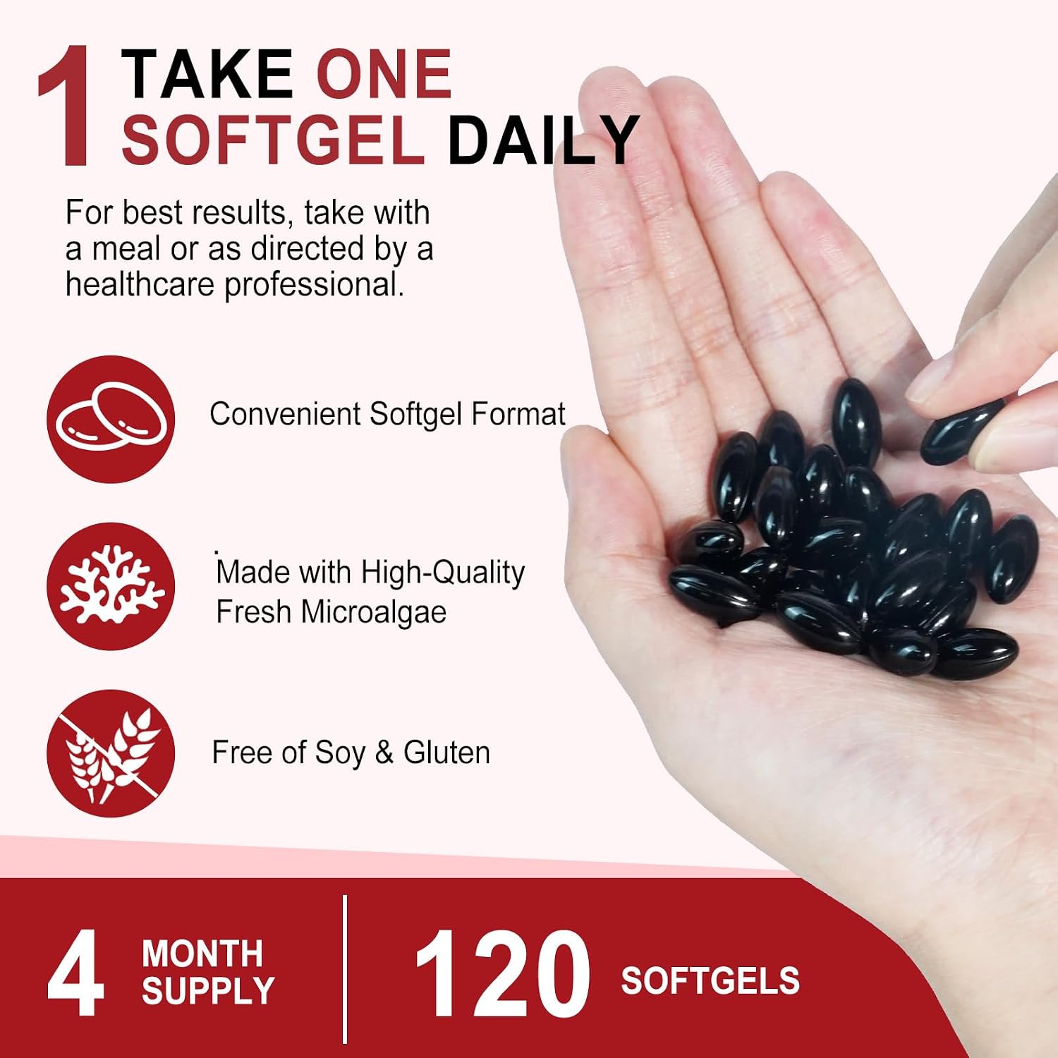 Detalle de Tiuedu Astaxanthin Supplement 12 mg