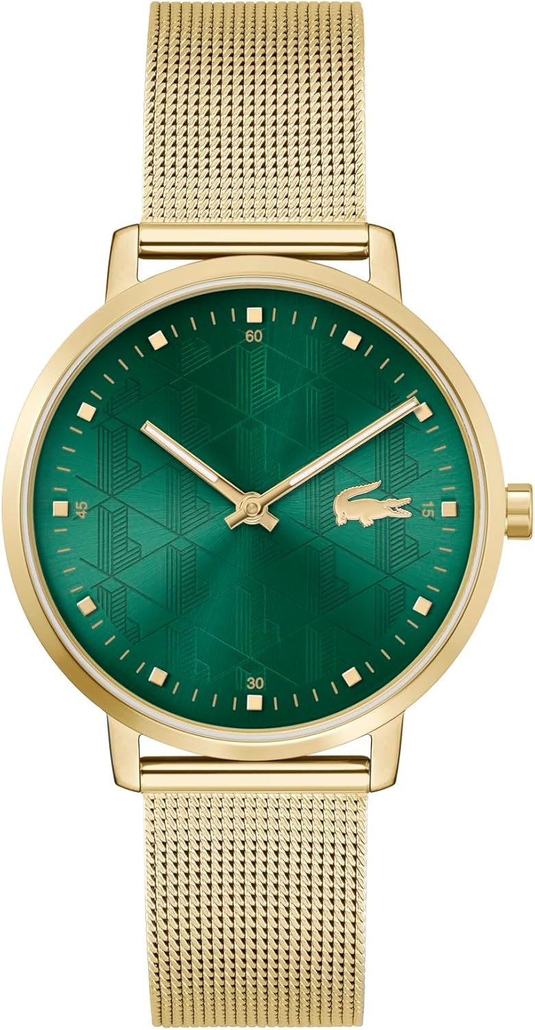 Thumbnail 4 de Lacoste Orologio Analogico da donna Collezione Crocorigin con cinturino in maglia di acciaio inox dorato rosa