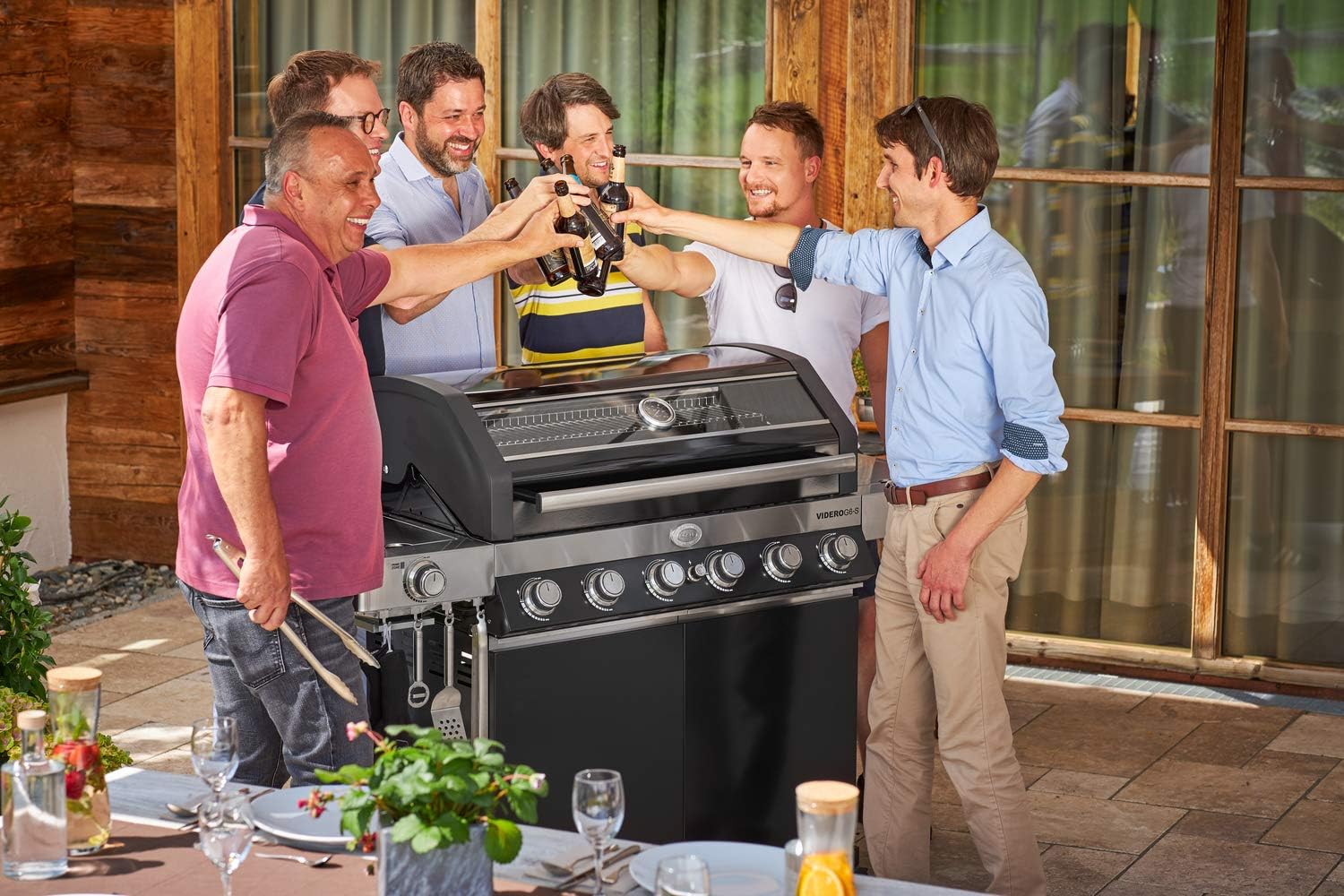 Thumbnail 1 de RÖSLE VARIO Piastra in ghisa smaltata 30 cm – doppia faccia, per carne e piccoli pezzi