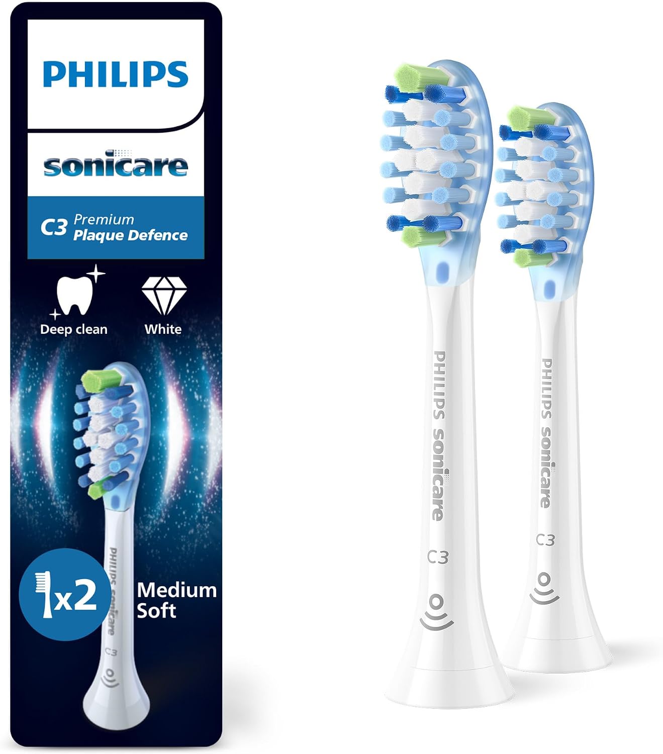 Detalle de Philips Sonicare C3 Premium Plaque Defence 2 Pack