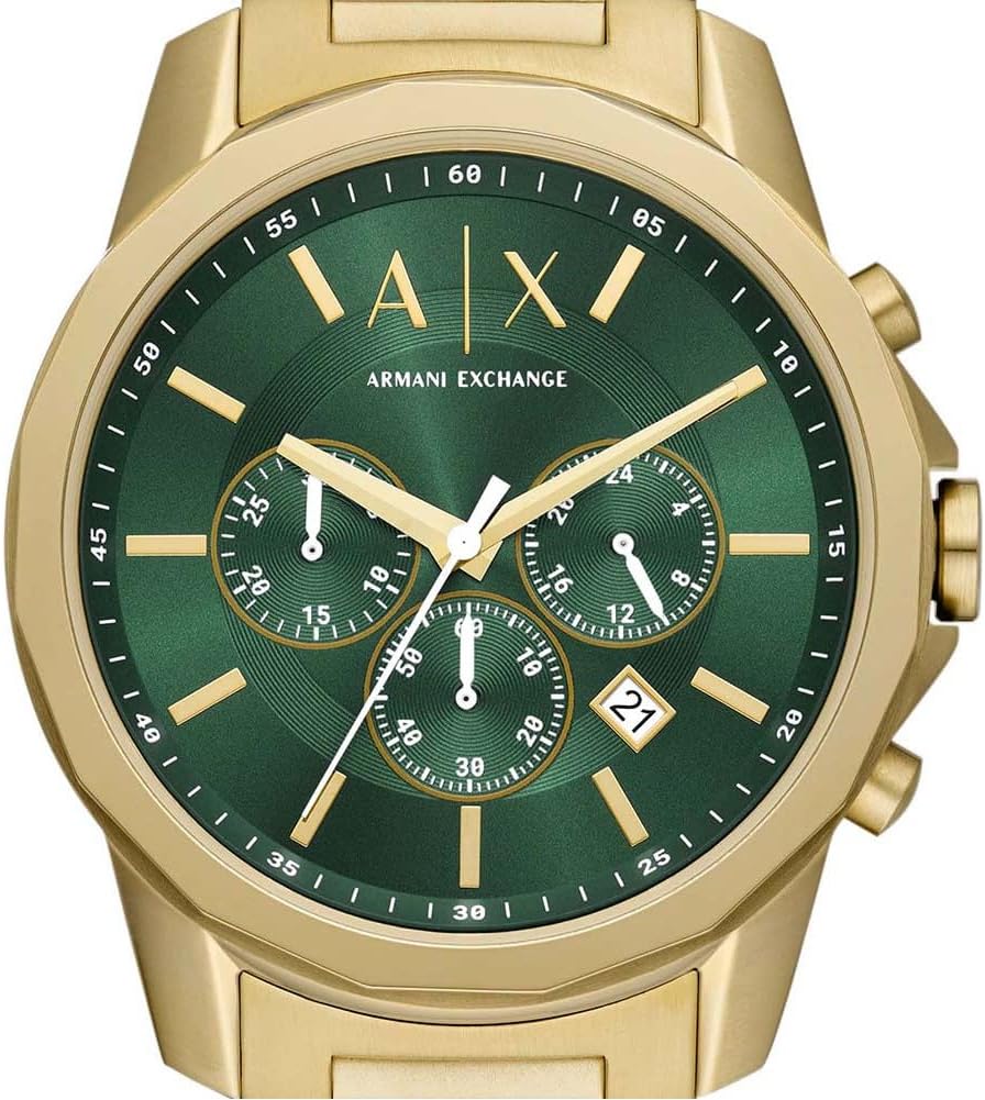 Thumbnail 6 de Armani Exchange Watch for Men – Montre élégante en acier doré avec chronographe
