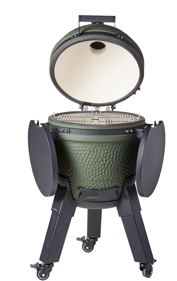 Thumbnail 5 de Moddern Green Complete – keramischer Kamado-Grill mit verstellbarem Rost und stabilem Untergestell