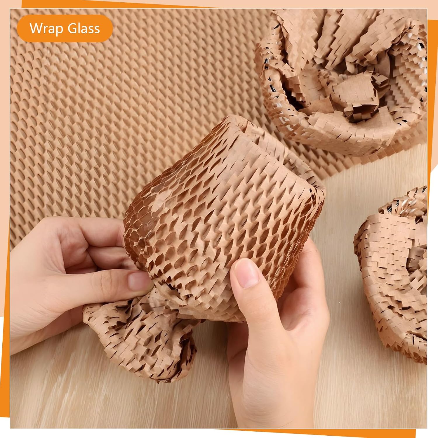 Thumbnail 4 de Dntorx Honeycomb Packaging Paper Roll 30M