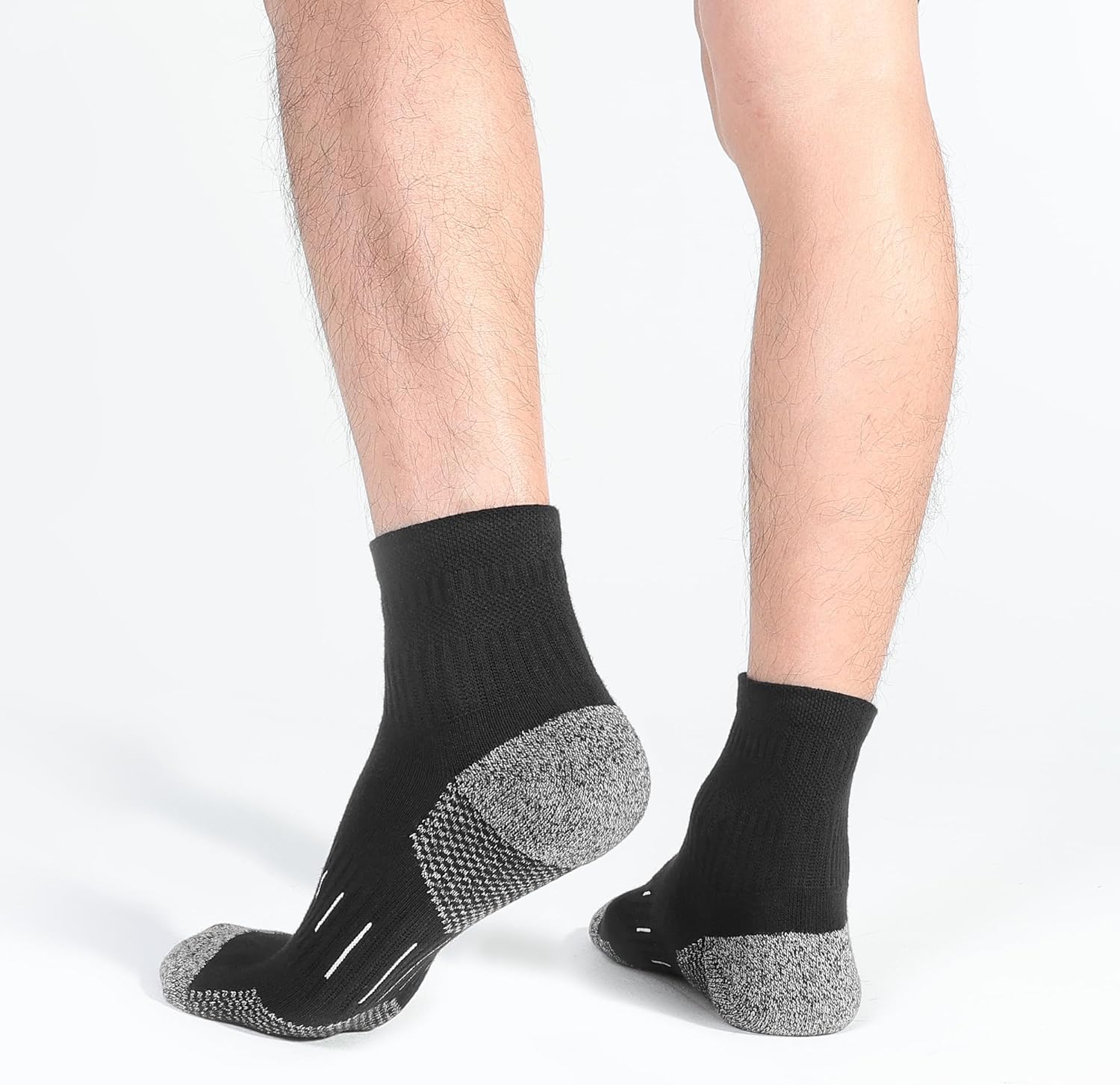 Detalle de YOJOOM Mens Sports Quarter Socks 9-12