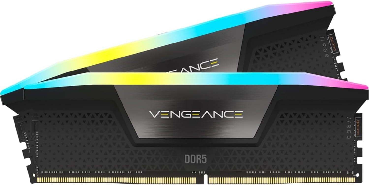 Thumbnail 6 de CORSAIR VENGEANCE RGB DDR5 RAM 32GB (2x16GB) 6400MHz CL32 – Nero