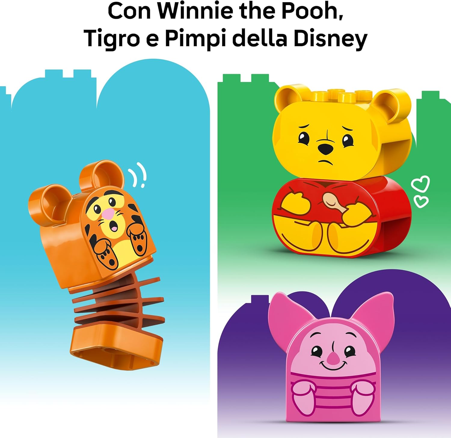 Detalle de LEGO DUPLO Winnie the Pooh 10457, motricità fine