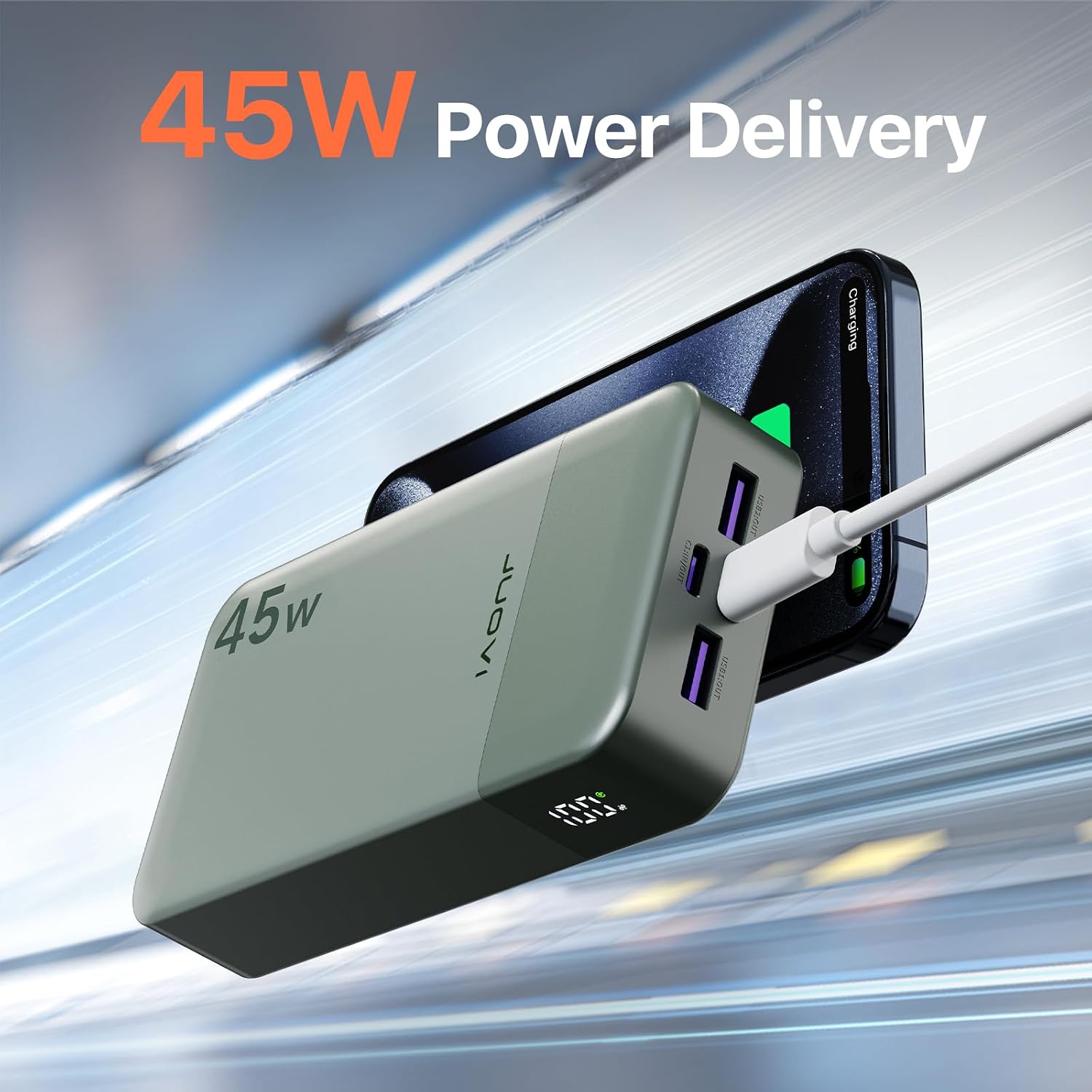 Detalle 2 de JUOVI J2621 Power Bank 20000mAh 45W