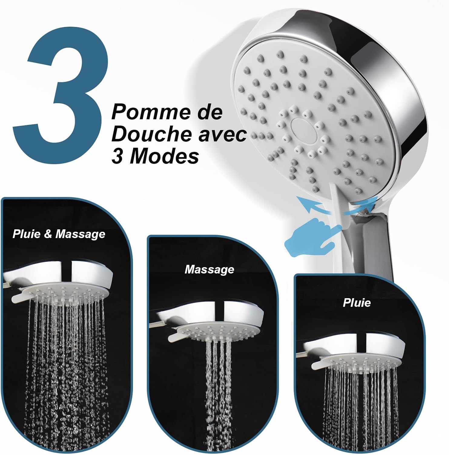 Thumbnail 1 de OFFO Pommeau de Douche 100 mm