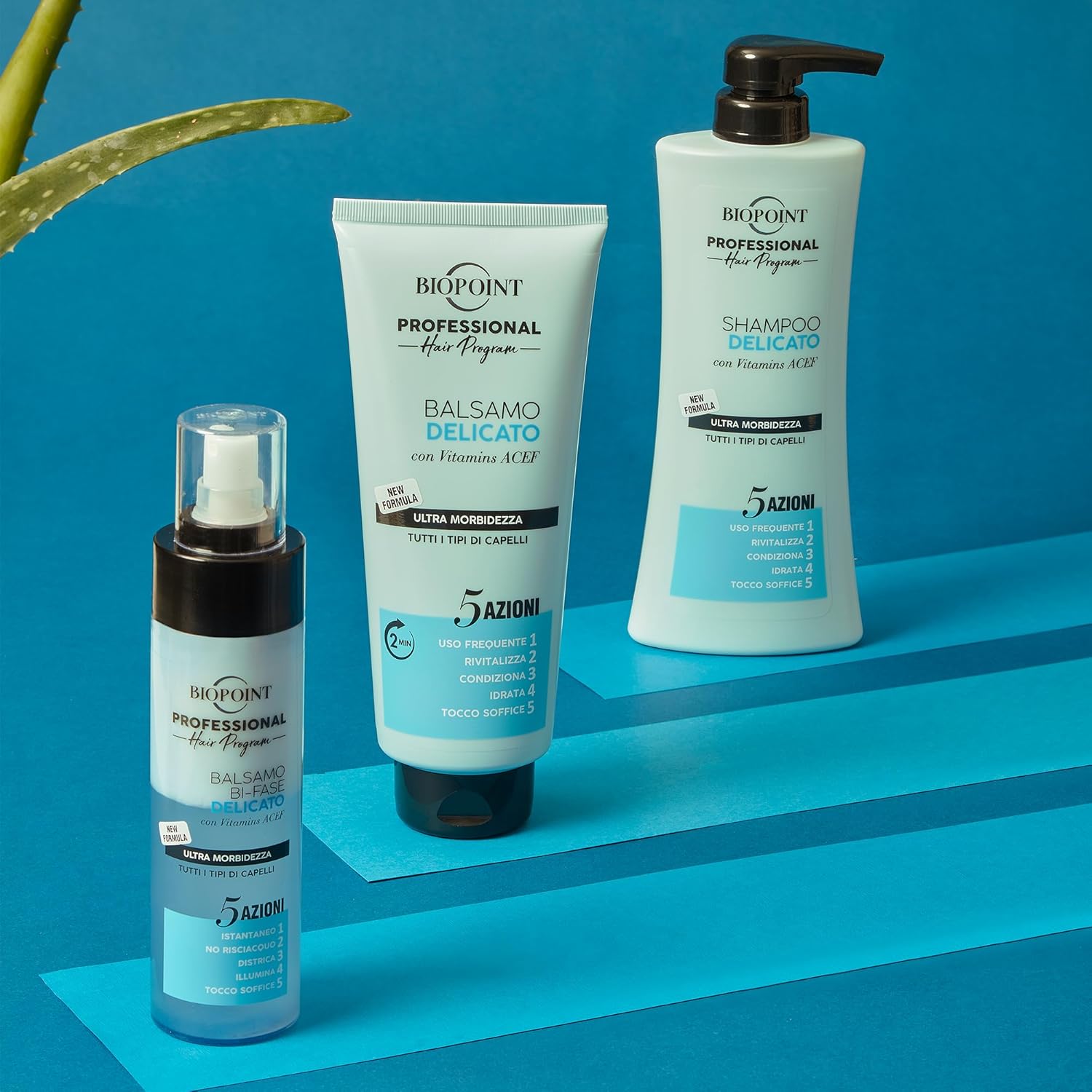 Thumbnail 3 de Biopoint Professional Hair Program – Kit Delicato 2 Step per lavaggi frequenti (Shampoo 400 ml + Balsamo 350 ml)