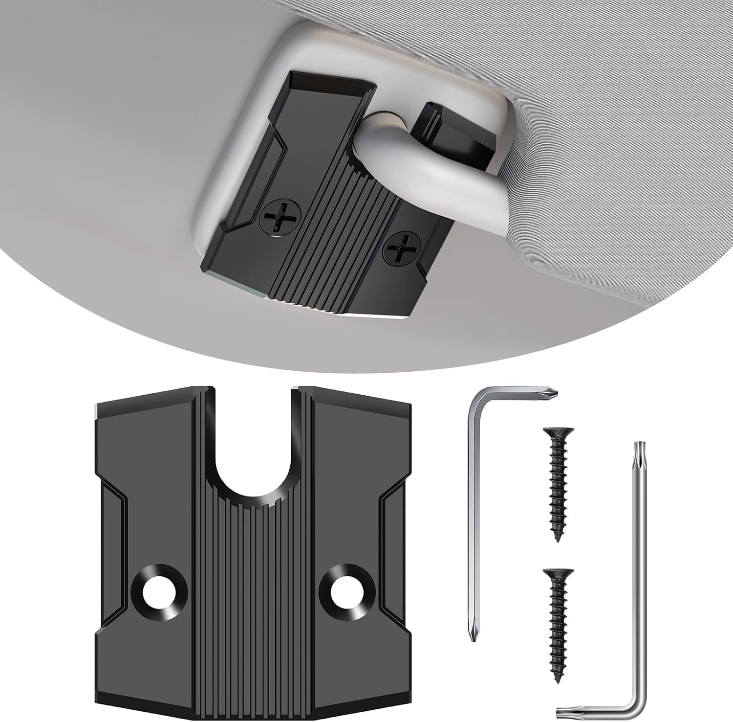 Detalle de Dodge Ram 1500 Sun Visor Repair Kit, Aluminum