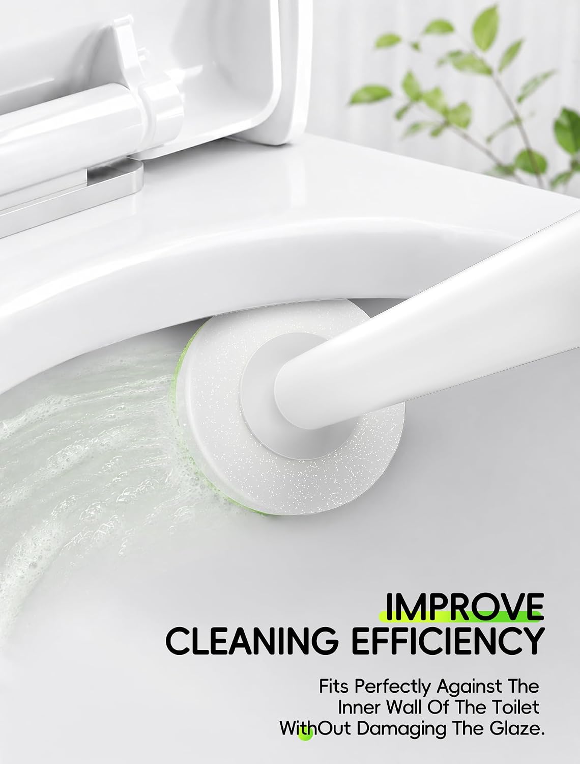 Detalle 2 de LEGUO Disposable Toilet Brush System with 48 Refills