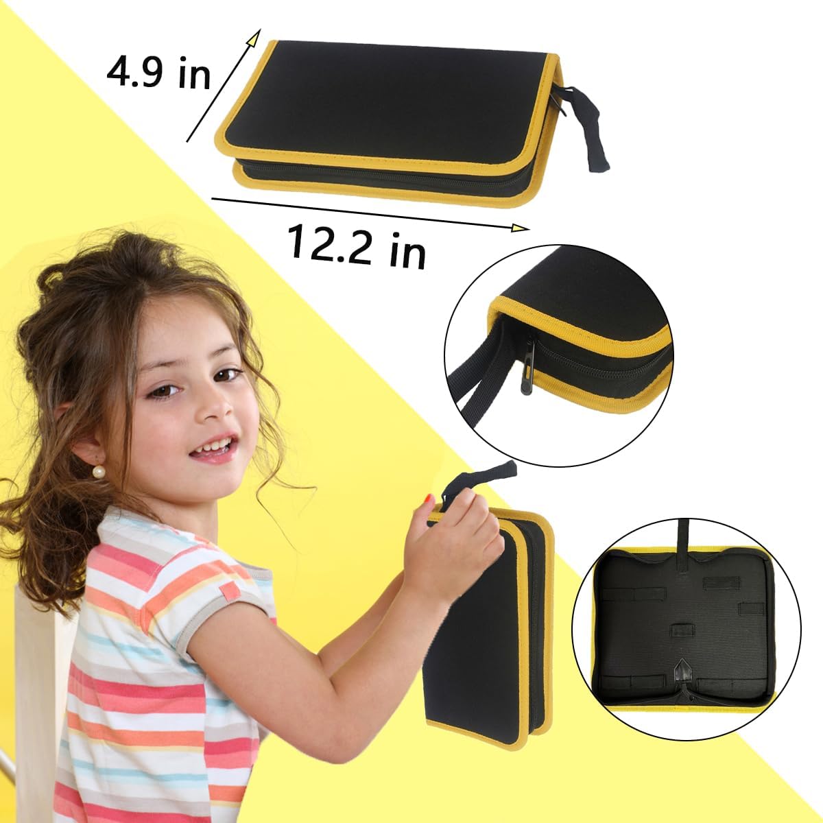Thumbnail 2 de QeeHeng Kids Real Tool Kit: 8-Piece Beginner's Real Tools Set for Young Builders