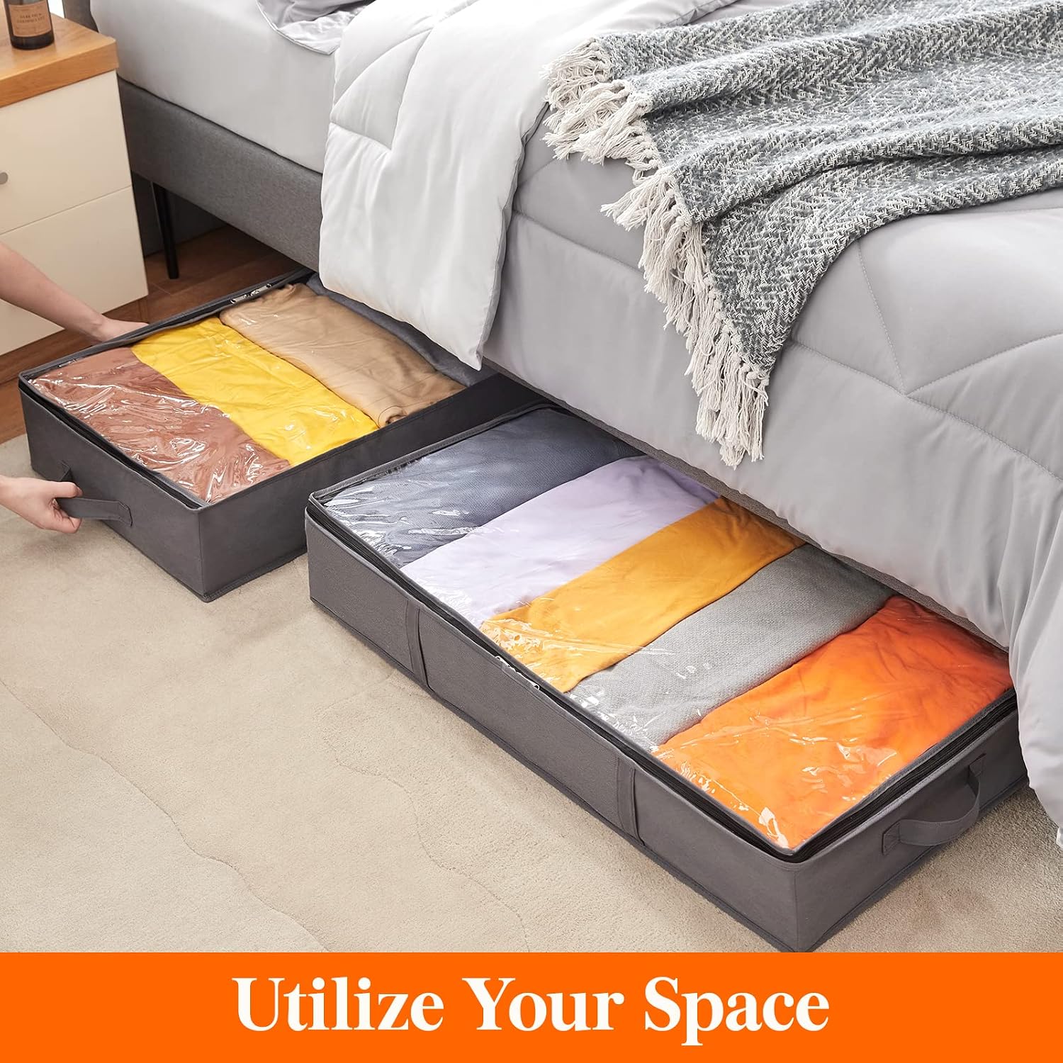 Detalle de Lifewit Under-Bed Storage Bags 65L