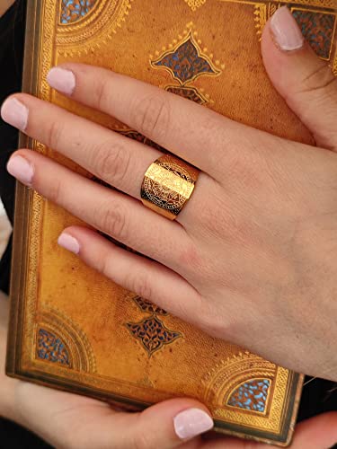 Thumbnail 3 de Simboliks Sello Siete Arcángeles: anillo ajustable de acero inoxidable con amuleto de protección