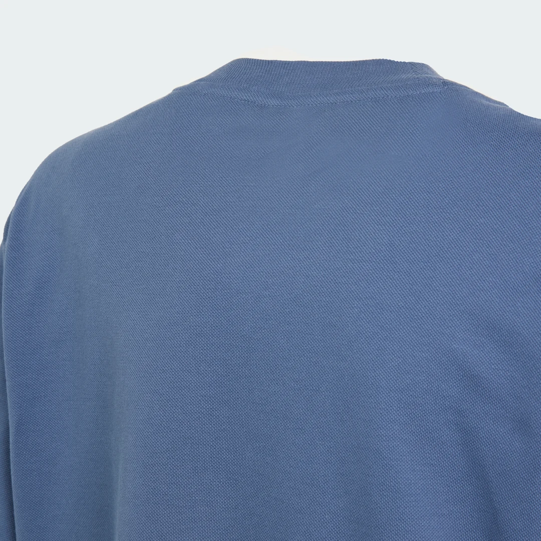 Detalle de Camiseta Future Icons Logo Piqué de Adidas — color Azul