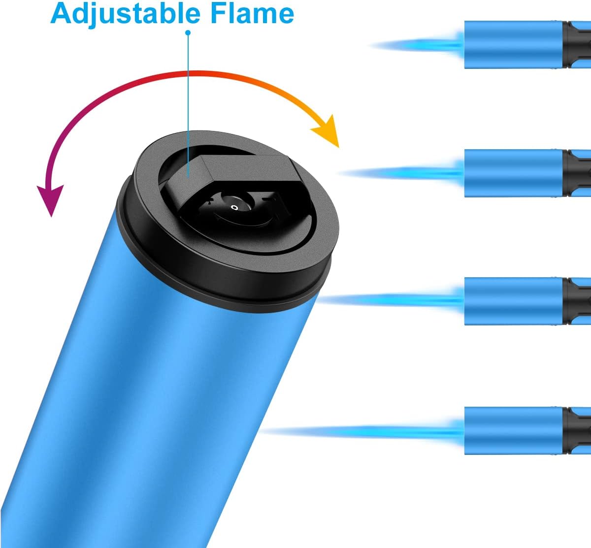 Thumbnail 2 de Torch Lighters 2 Pack Adjustable Jet Flame Butane LLighter