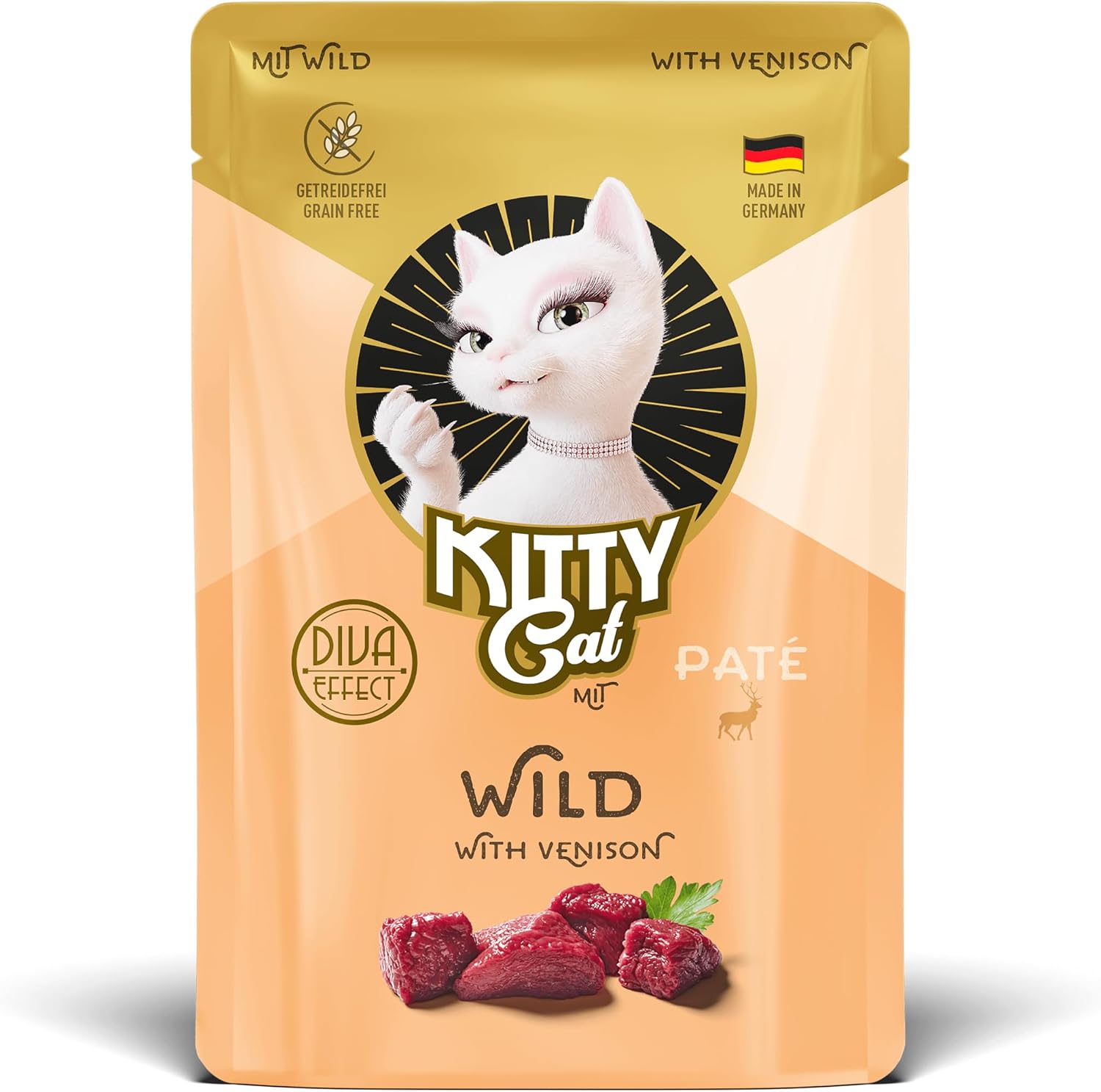 Thumbnail 5 de KITTY Cat Paté Mix 2 – 6 x 400 g Nassfutter für Katzen (probierpaket) mit Taurin, Lachsöl und Grünlippmuschel