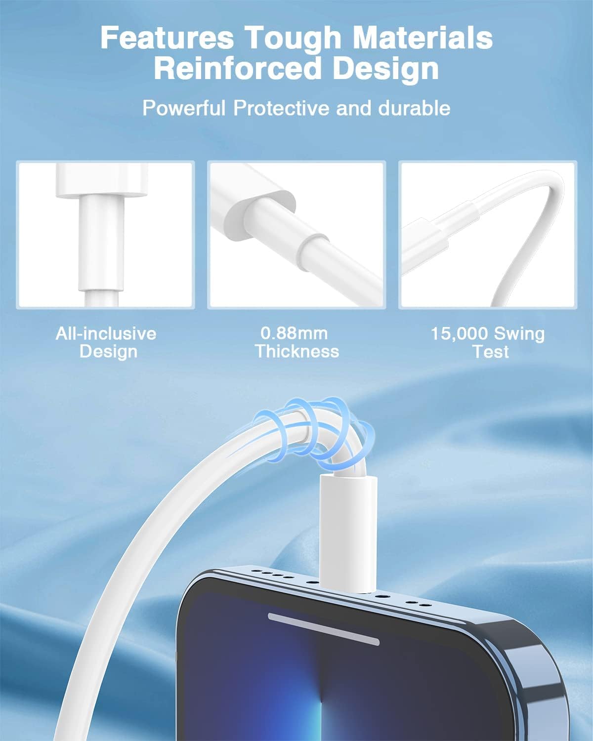 Thumbnail 4 de Apple USB C to Lightning Cable 2-pack, 6 ft