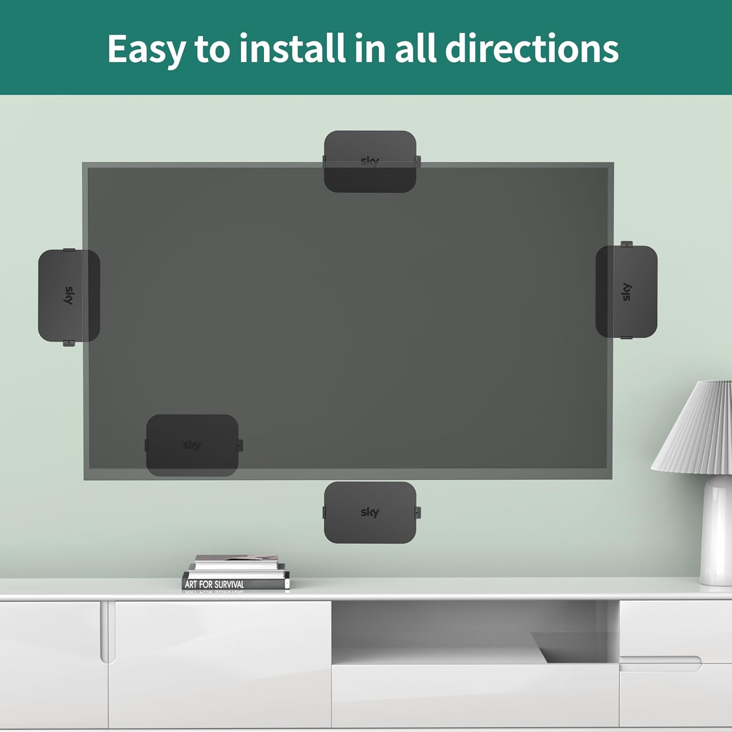 Thumbnail 3 de HomeMount Sky Q Mini wall mount bracket