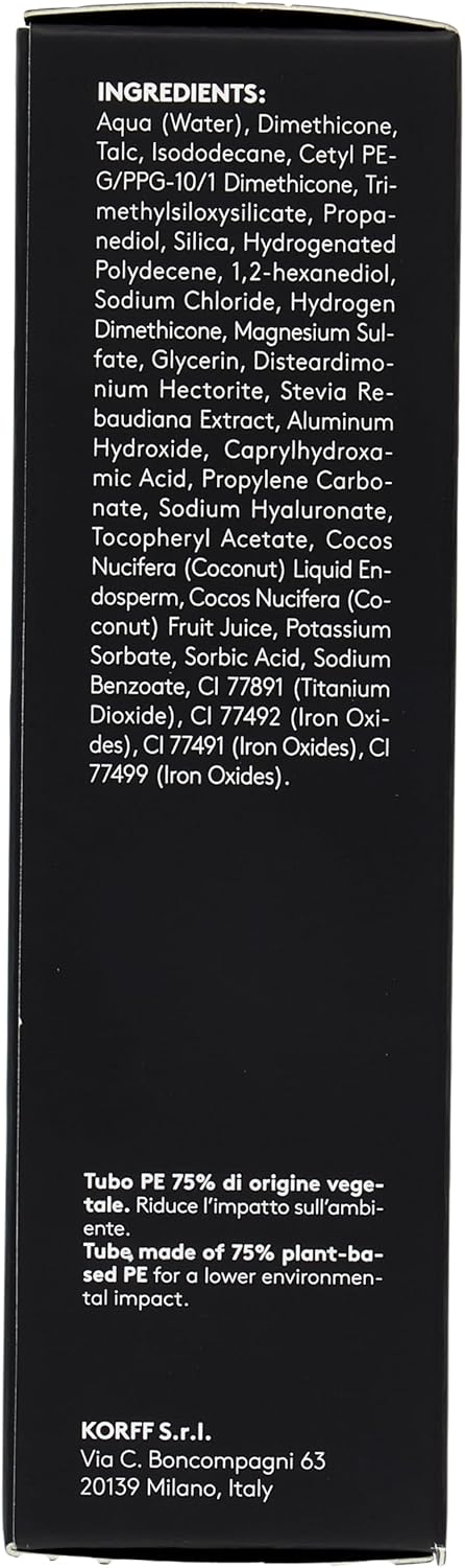 Thumbnail 6 de KORFF Fondotinta Crema Effetto Matt, Lunga Tenuta, Copertura Media-Alta con Acido Ialuronico