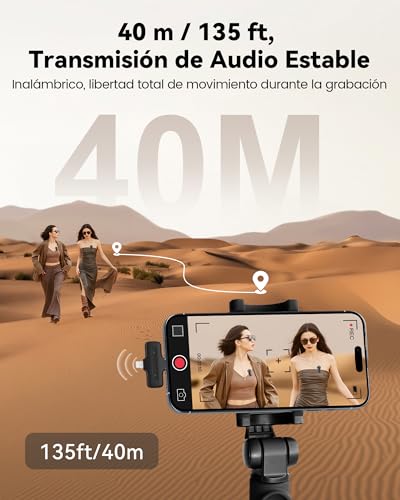 Thumbnail 2 de CZOCPOS 2 Micrófonos Inalámbricos para Phone y Android con Estuche de Carga