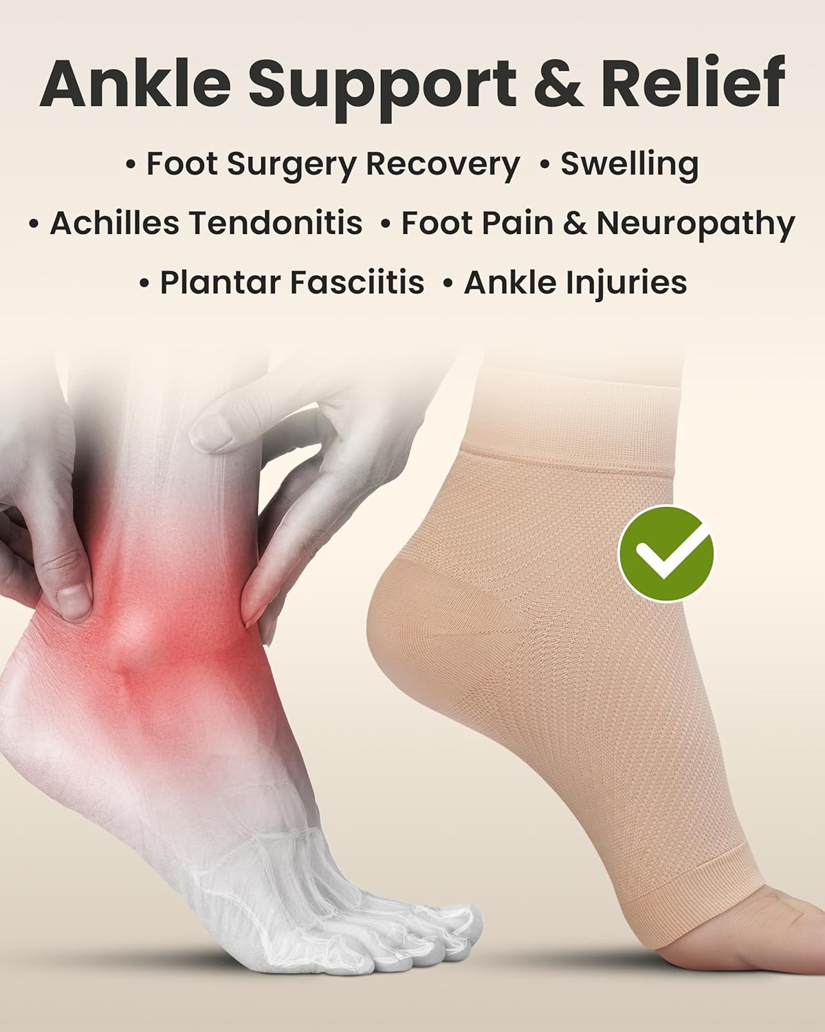 Thumbnail 4 de KEMFORD Ankle Support Compression Socks