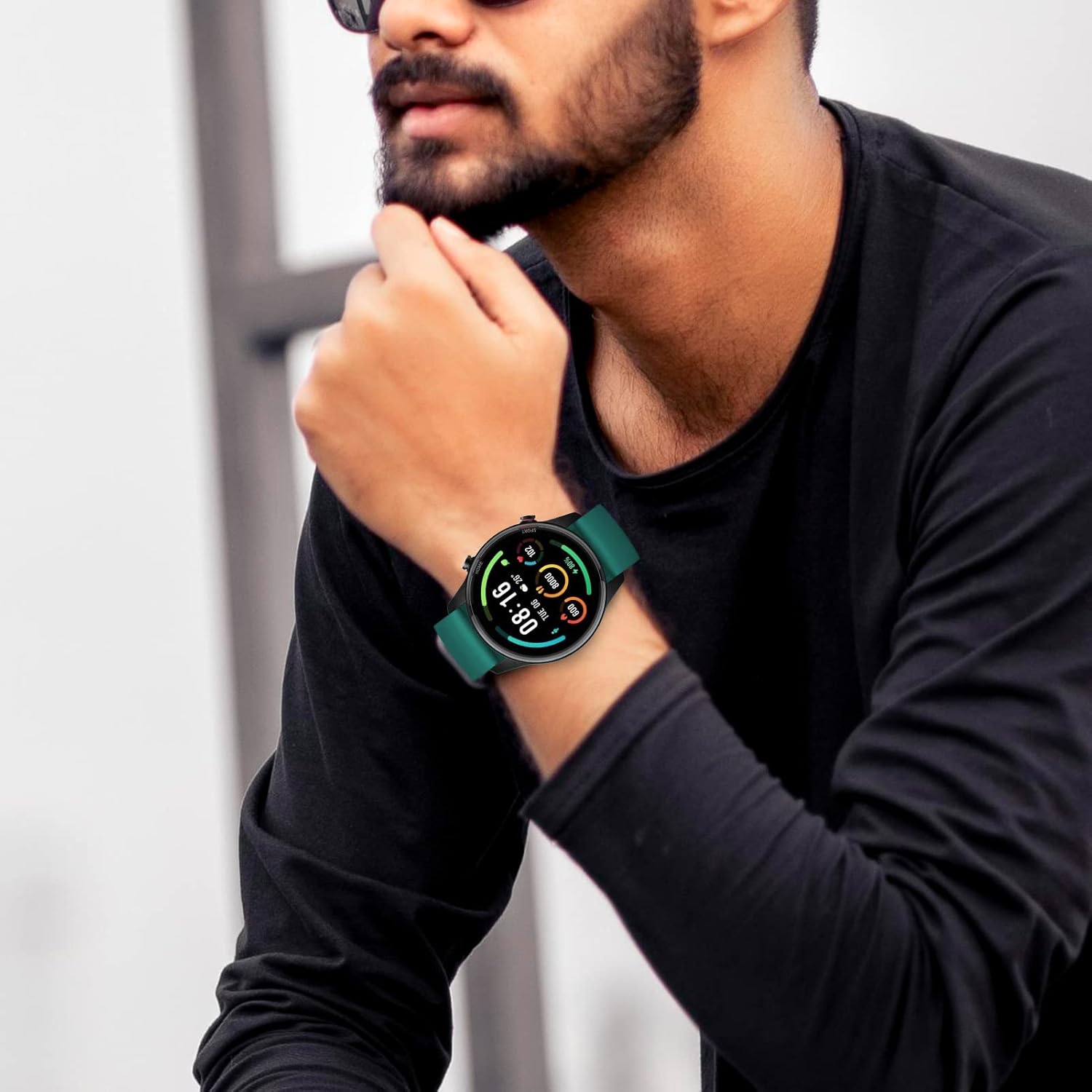 Thumbnail 5 de YHC Strap for Xiaomi Mi Watch (22mm) – 22mm Width Silicone Replacement Strap for Mi Watch Color Sport
