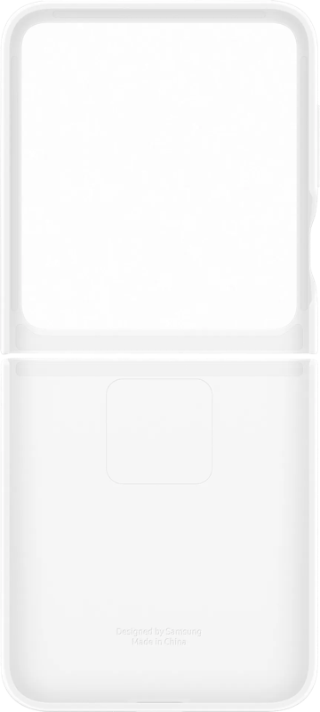 Detalle de Samsung Galaxy Z Flip7 FE Silikon Rückcover Weiß