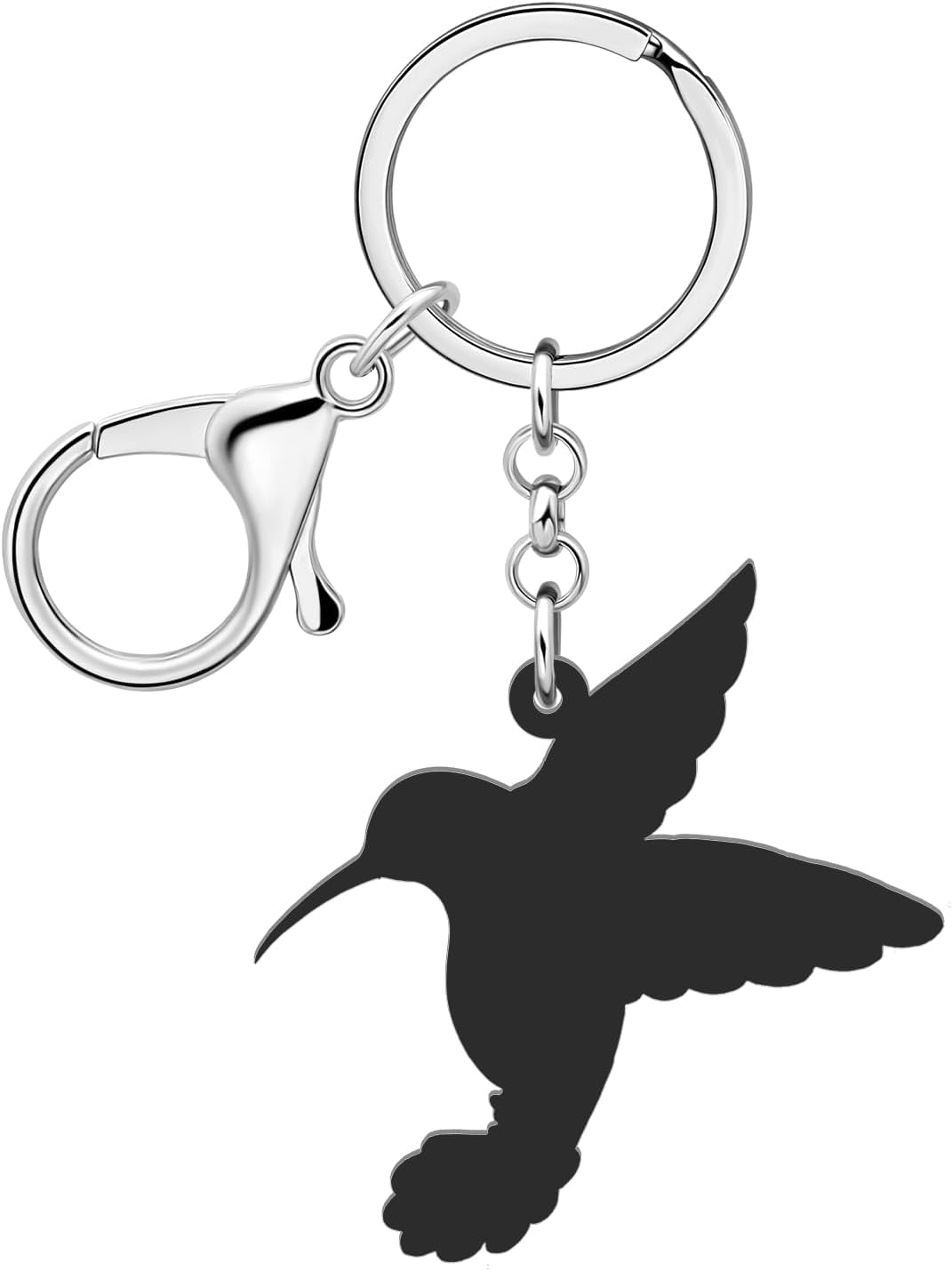 Detalle de BAMAY Porte-clés Colibri Volant en Acrylique – Bijou léger pour femme